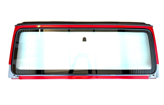 Windshield Frame Panel FLAME RED PR4 with Free Glass 03-06 Jeep TJ Wrangler0