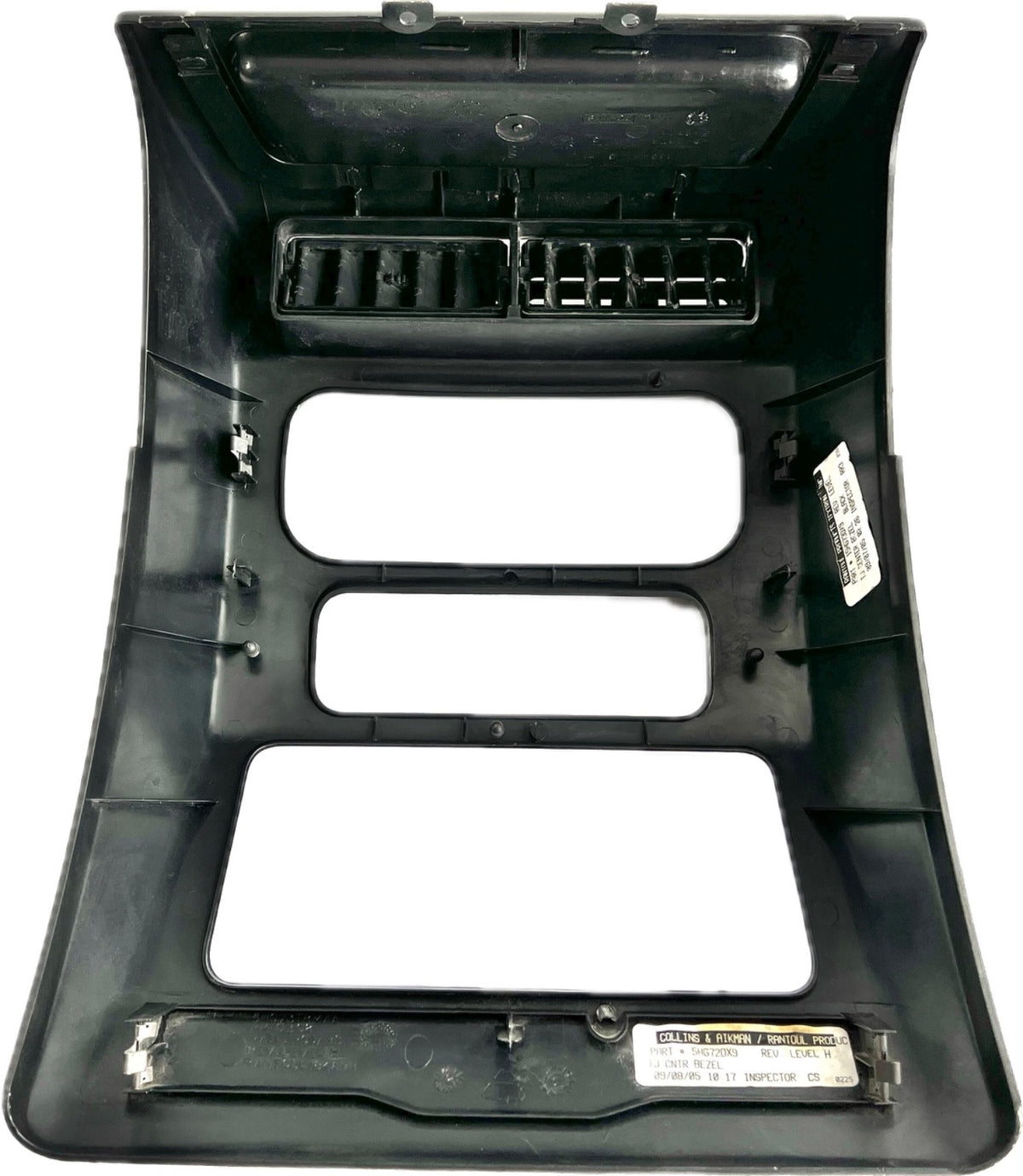 Jeep Wrangler TJ Center Dash Bezel 03-06 Heat Radio Vents Trim Bezel Dash OEM7