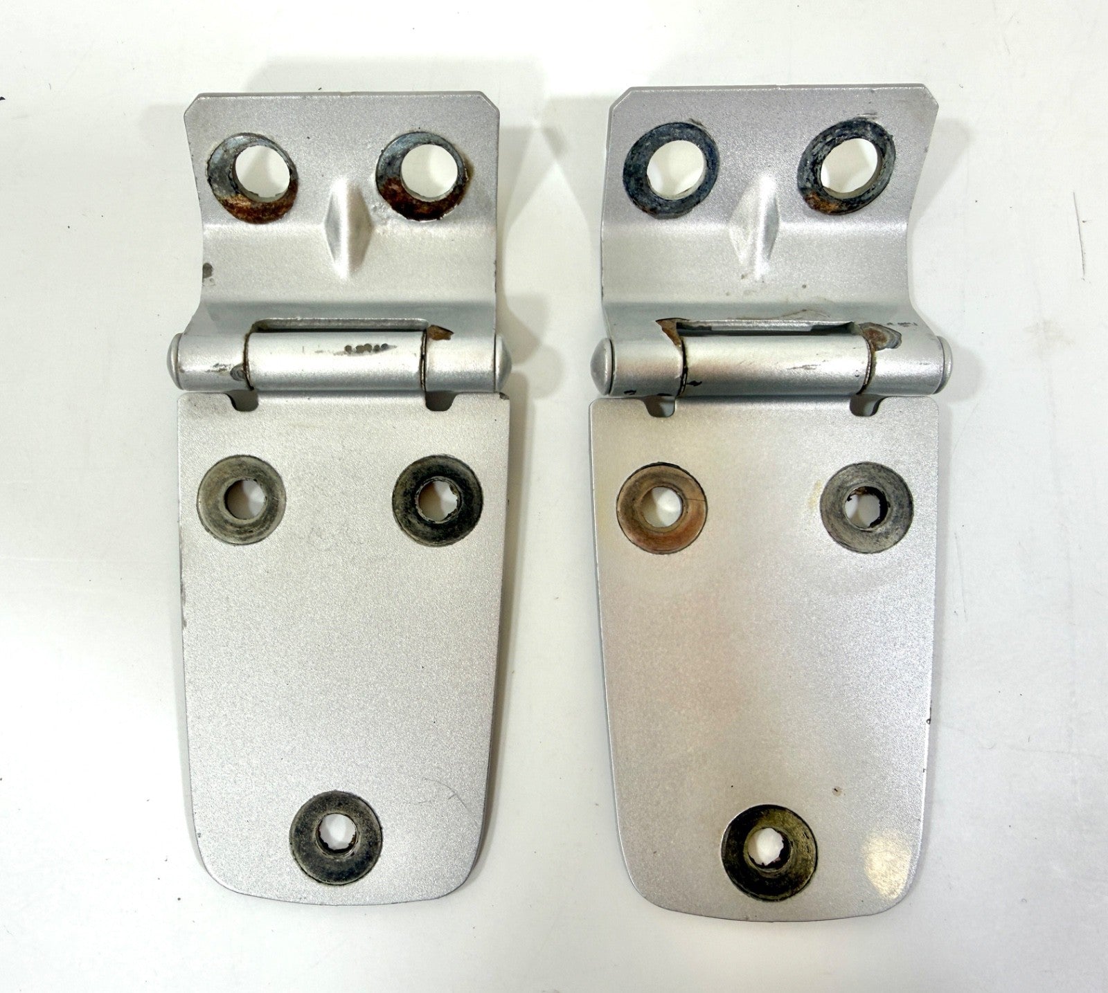 97-06 BRIGHT SILVER (PSB) Hood Hinge Factory OEM Pair Hinges Jeep TJ Wrangler0