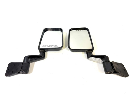 97-02 Jeep TJ Wrangler Driver & Pass Side Mirror Sideview PAIR OEM w/screws0