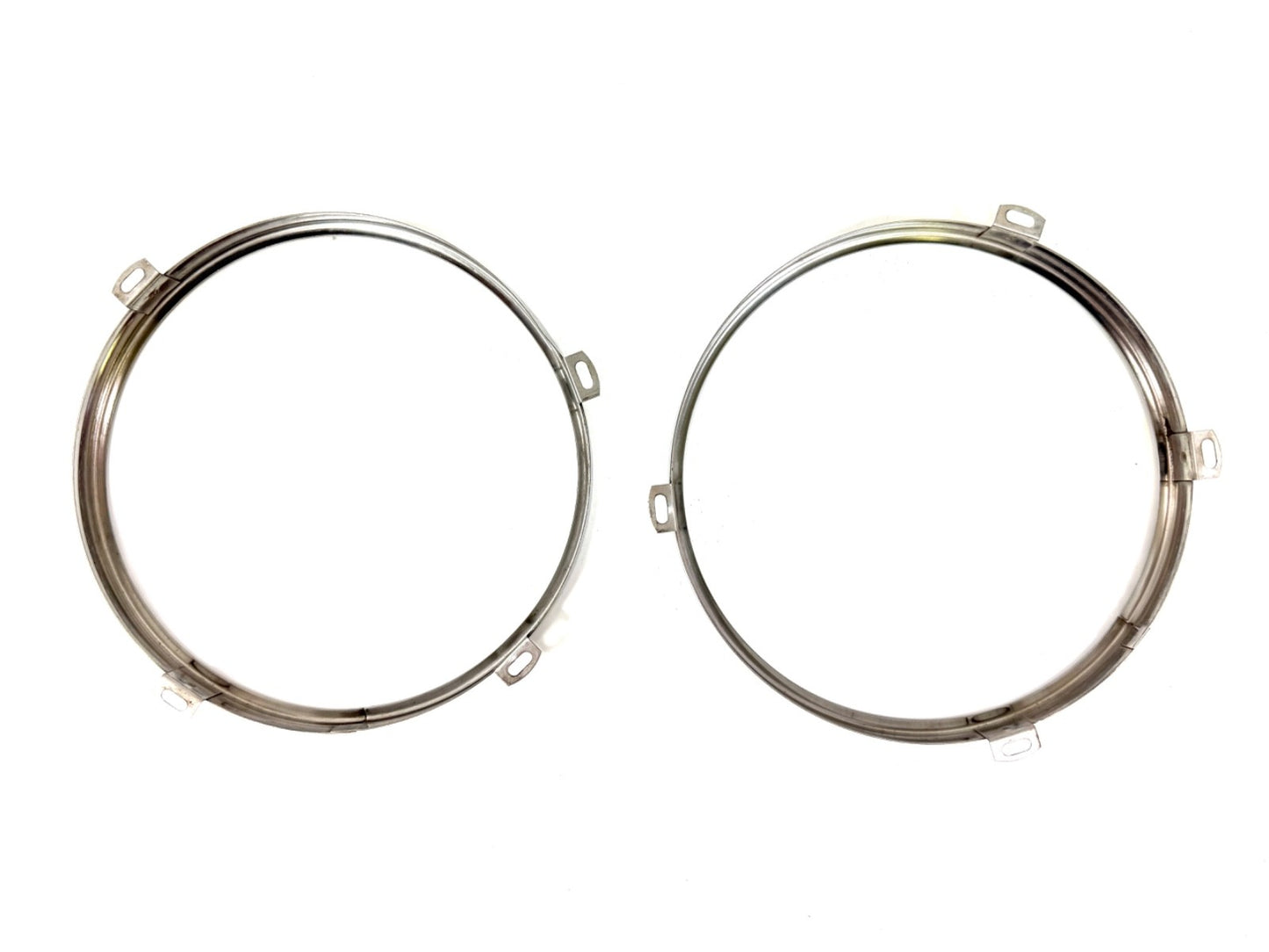 OEM Jeep Wrangler TJ Headlight Bulb Metal Retainer Ring PAIR Fits LH RH 97-061