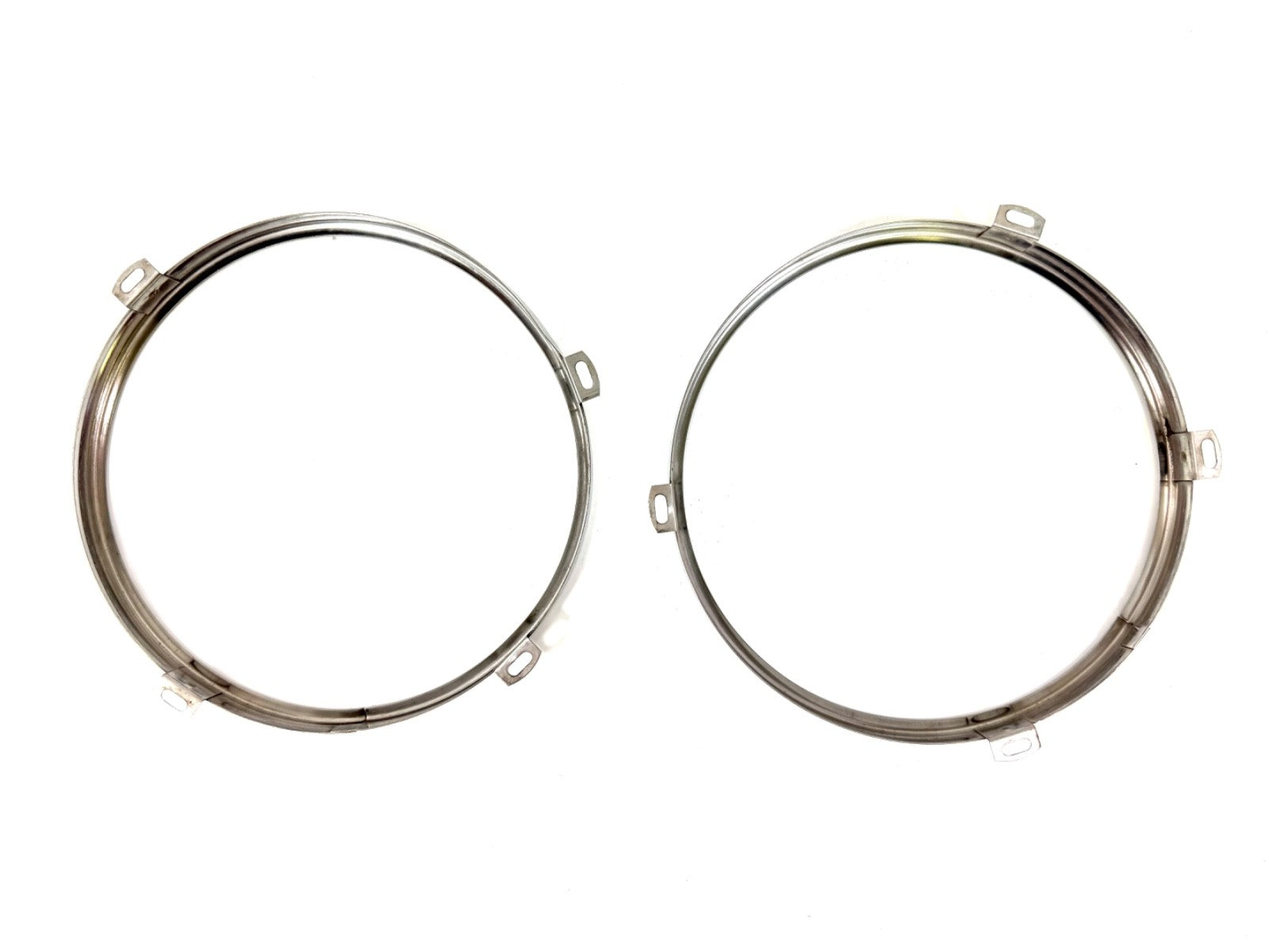 OEM Jeep Wrangler TJ Headlight Bulb Metal Retainer Ring PAIR Fits LH RH 97-061