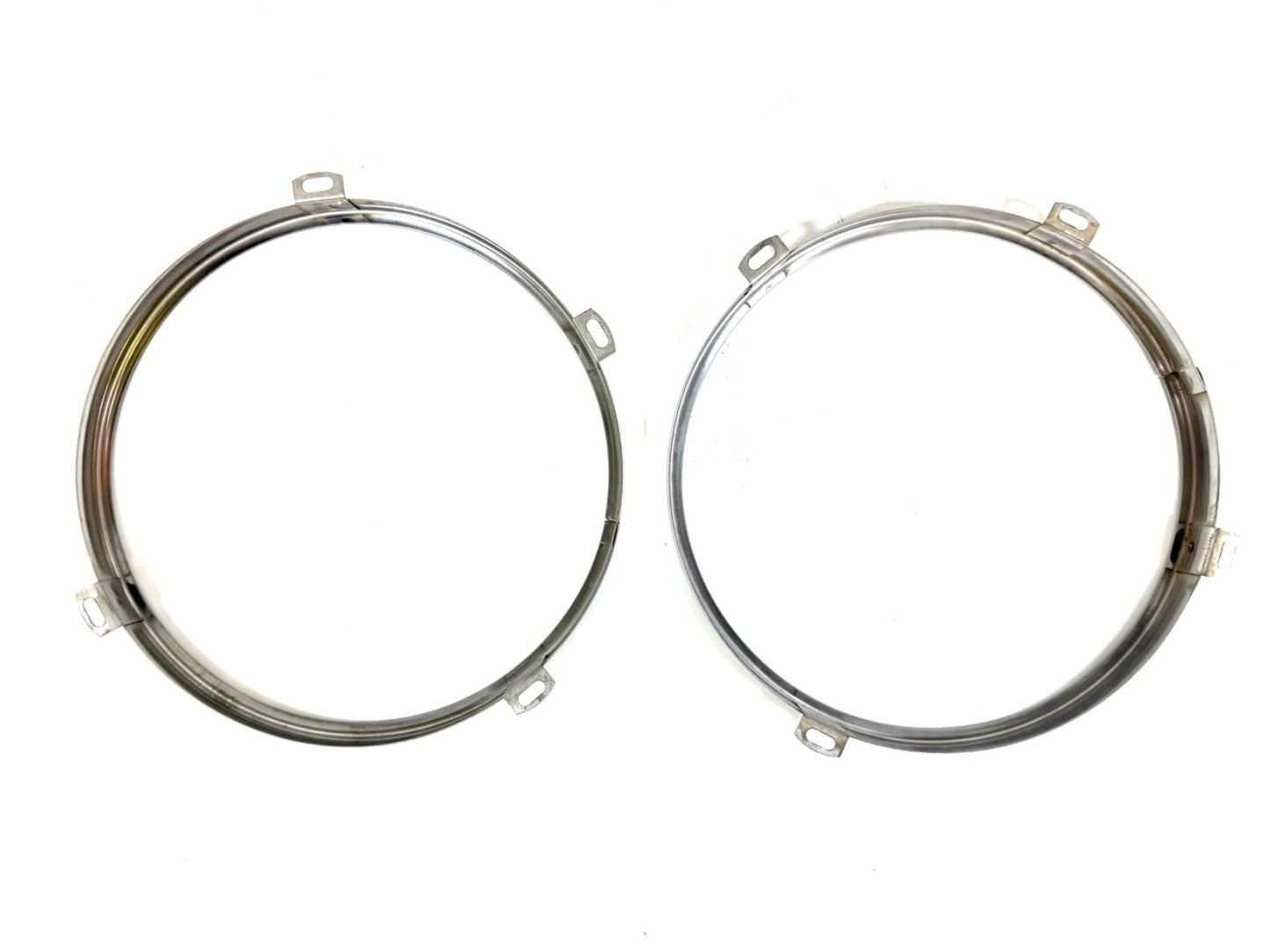 OEM Jeep Wrangler TJ Headlight Bulb Metal Retainer Ring PAIR Fits LH RH 97-061