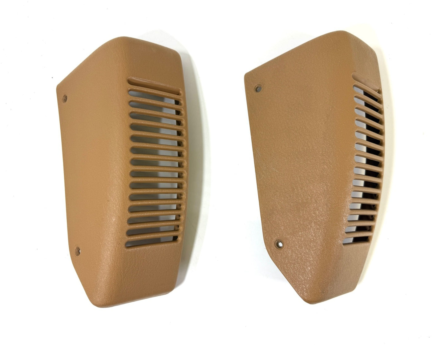 Jeep TJ Wrangler OEM Dash Speaker Grill Trim Panel Pair Saddle Tan 1997-20060