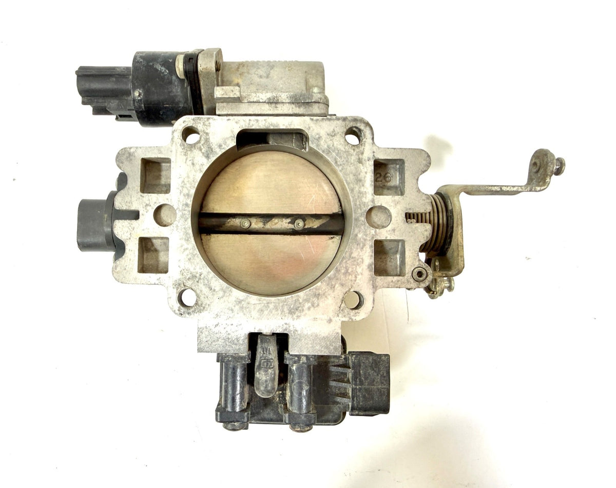 Jeep Wrangler TJ 97-01 4.0 Throttle Body Original OEM with Aftermarket Spacer5