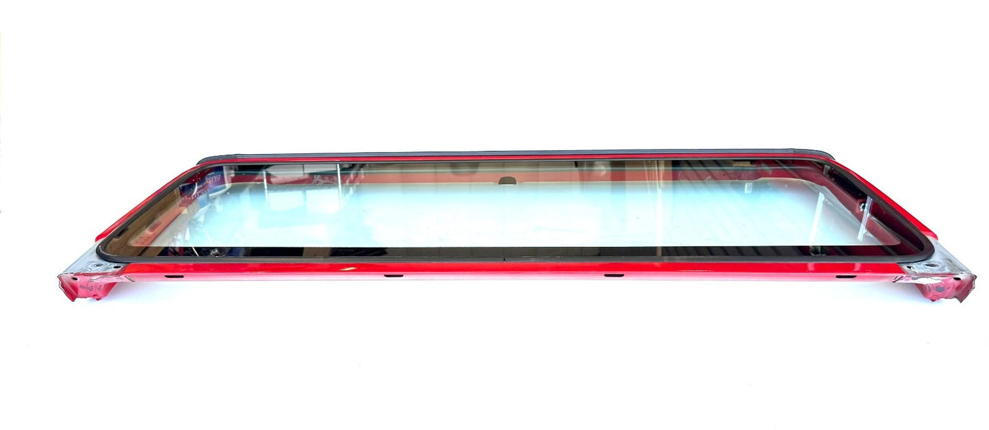 Windshield Frame Panel FLAME RED PR4 with Free Glass 03-06 Jeep TJ Wrangler1