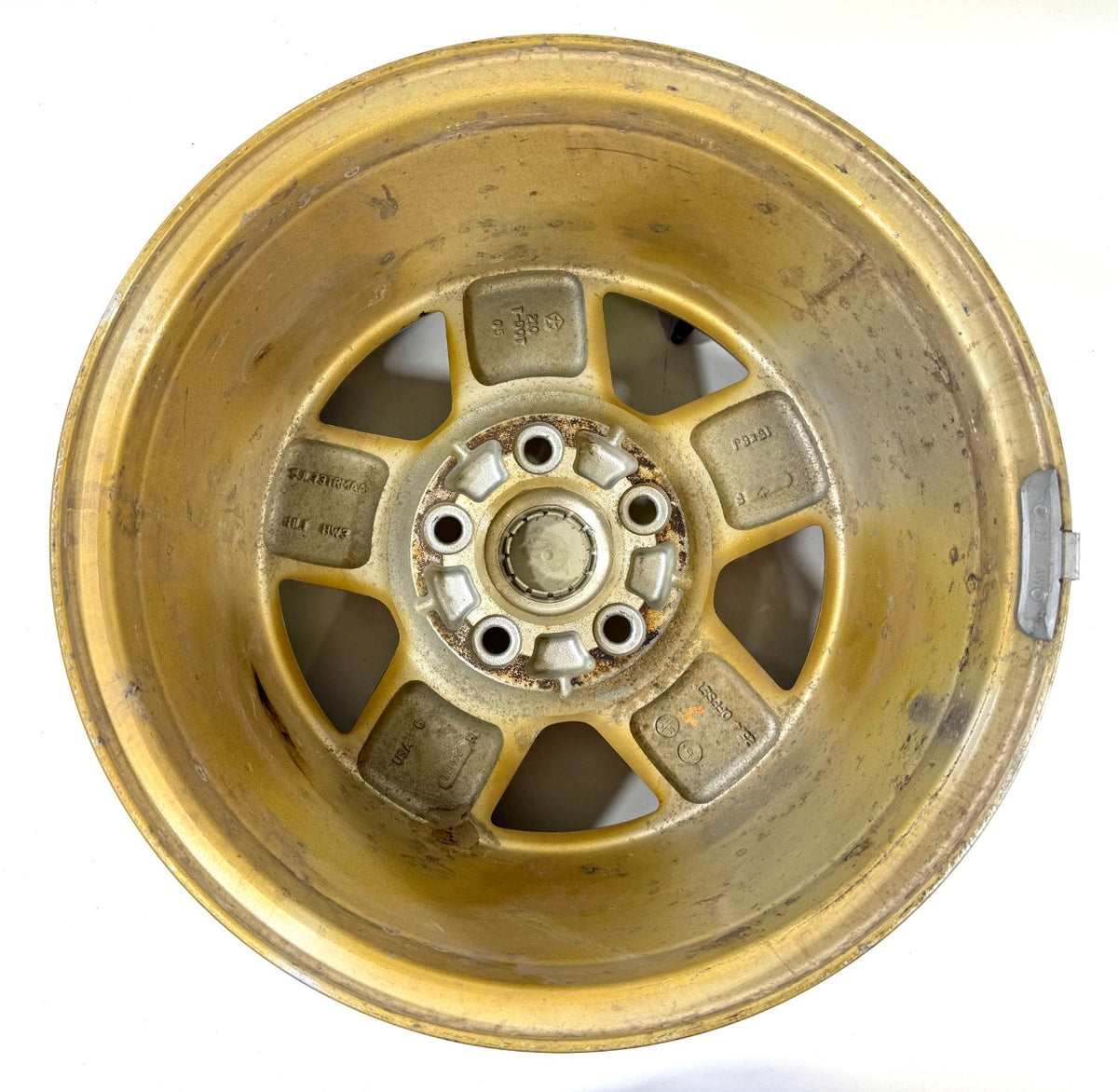 15" Jeep Wrangler Golden Eagle Wheel Rim Factory OEM 2003-2006 Machined Lip Gold8
