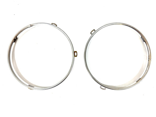 OEM Jeep Wrangler TJ Headlight Bulb Metal Retainer Ring PAIR Fits LH RH 97-060