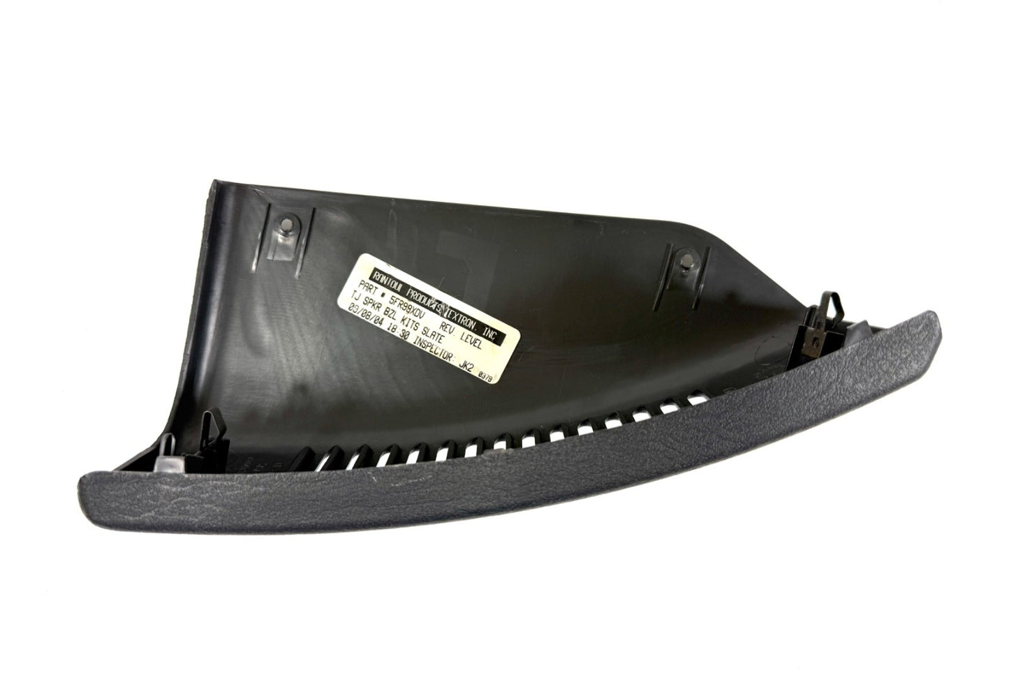Jeep TJ Wrangler OEM Dash Speaker Grill Trim Panel Pair Black-Slate 1997-06 LEFT1