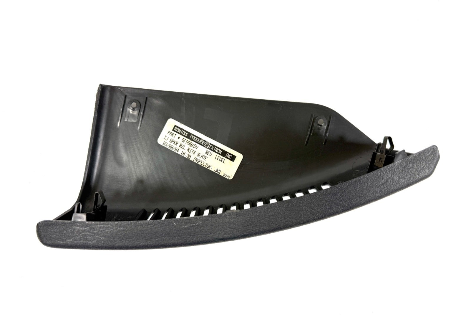 Jeep TJ Wrangler OEM Dash Speaker Grill Trim Panel Pair Black-Slate 1997-06 LEFT1