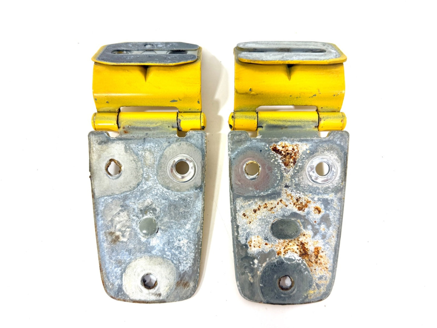 97-06 SOLAR YELLOW (PYH) Hood Hinge Factory OEM Pair Hinges Jeep TJ Wrangler1