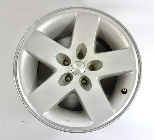 2003-2006 Jeep Wrangler Rubicon TJ 16X8 Aluminum 5 Spoke Wheel Rim Silver0