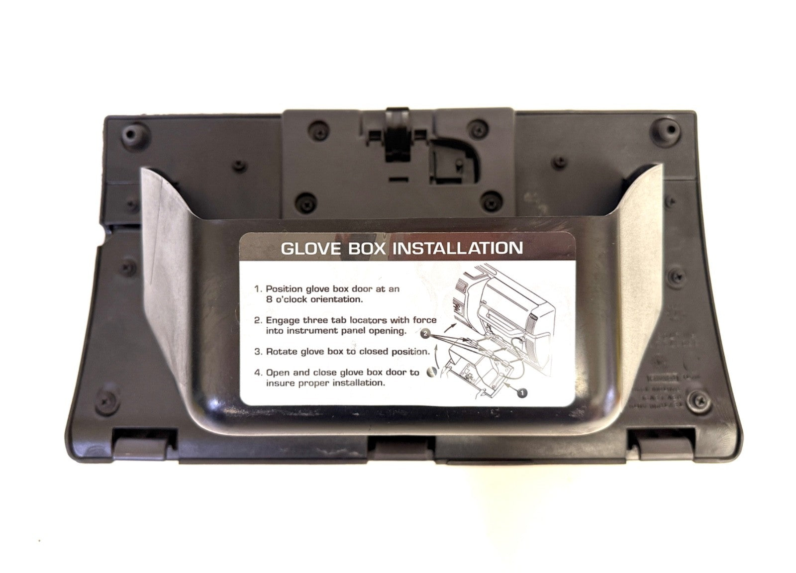 Jeep TJ Wrangler Passenger Side Glove Box Agate with Key 1999 2000 2001 20025