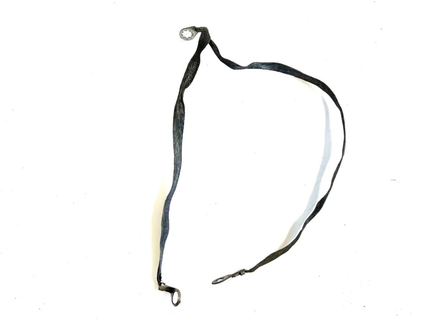 97-06 Jeep TJ Wrangler Under Hood Engine Firewall Dual DOUBLE GROUND STRAP CABLE0