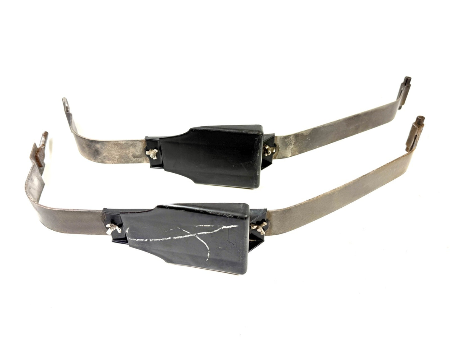 Jeep TJ Wrangler 19 Gallon Gas Tank Straps 1997 1998 1999 2000 2001 2002 w/Nuts0