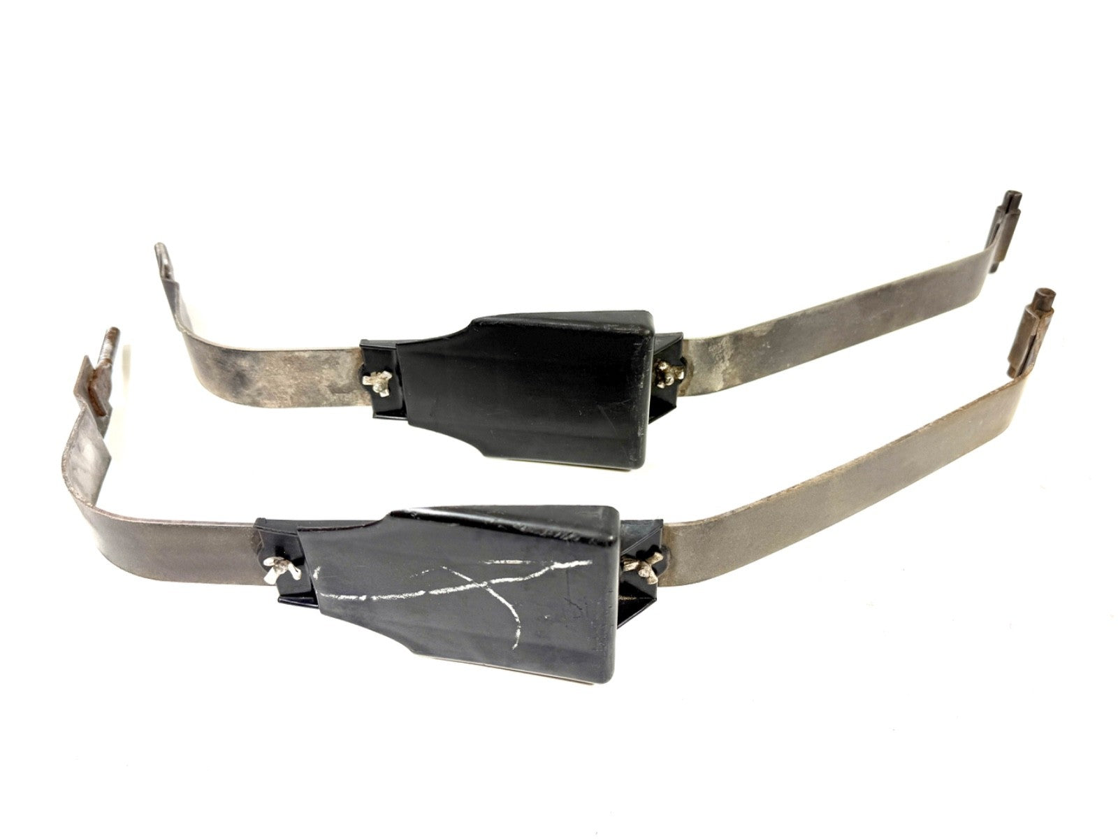 Jeep TJ Wrangler 19 Gallon Gas Tank Straps 1997 1998 1999 2000 2001 2002 w/Nuts0