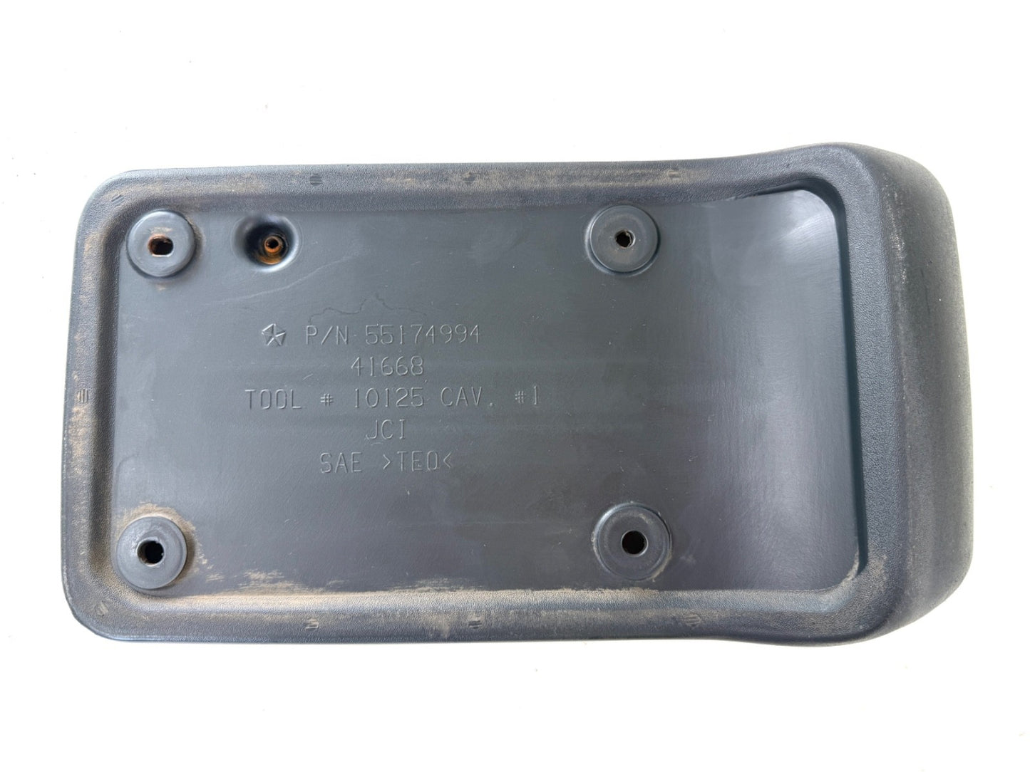 Jeep Wrangler TJ 1997-06 OEM Rear License Plate Bracket Holder Mount w/Hardware7