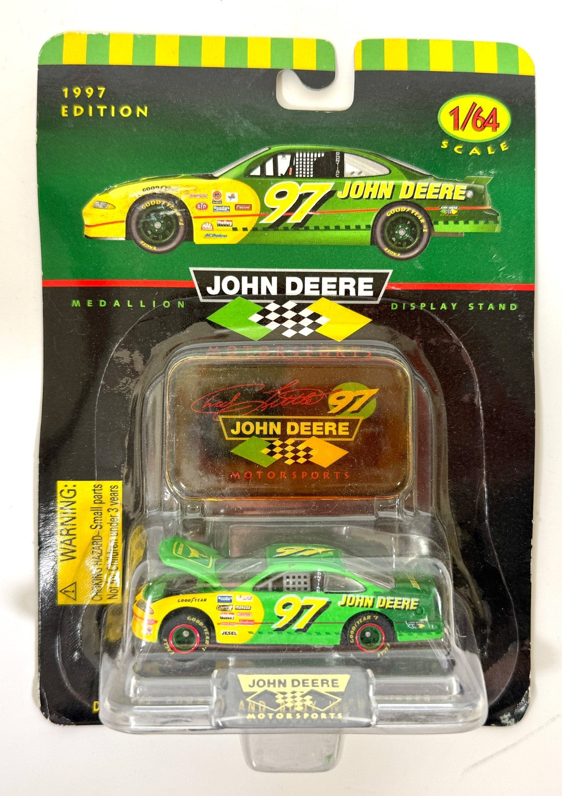 RACING CHAMPIONS 1997 EDITION JOHN DEERE #97 1:64  NIB DIE CAST0