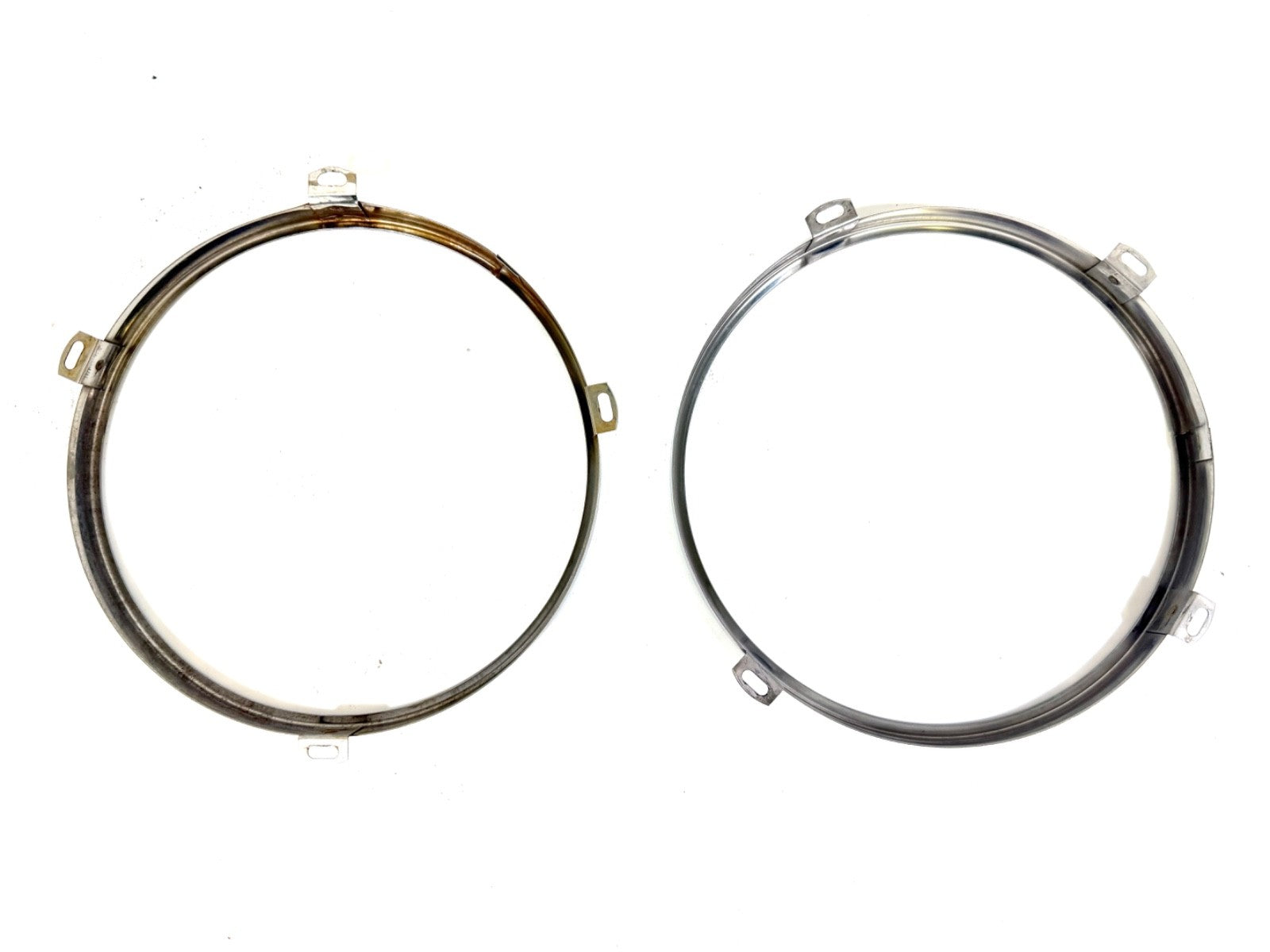 OEM Jeep Wrangler TJ Headlight Bulb Metal Retainer Ring PAIR Fits LH RH 97-061