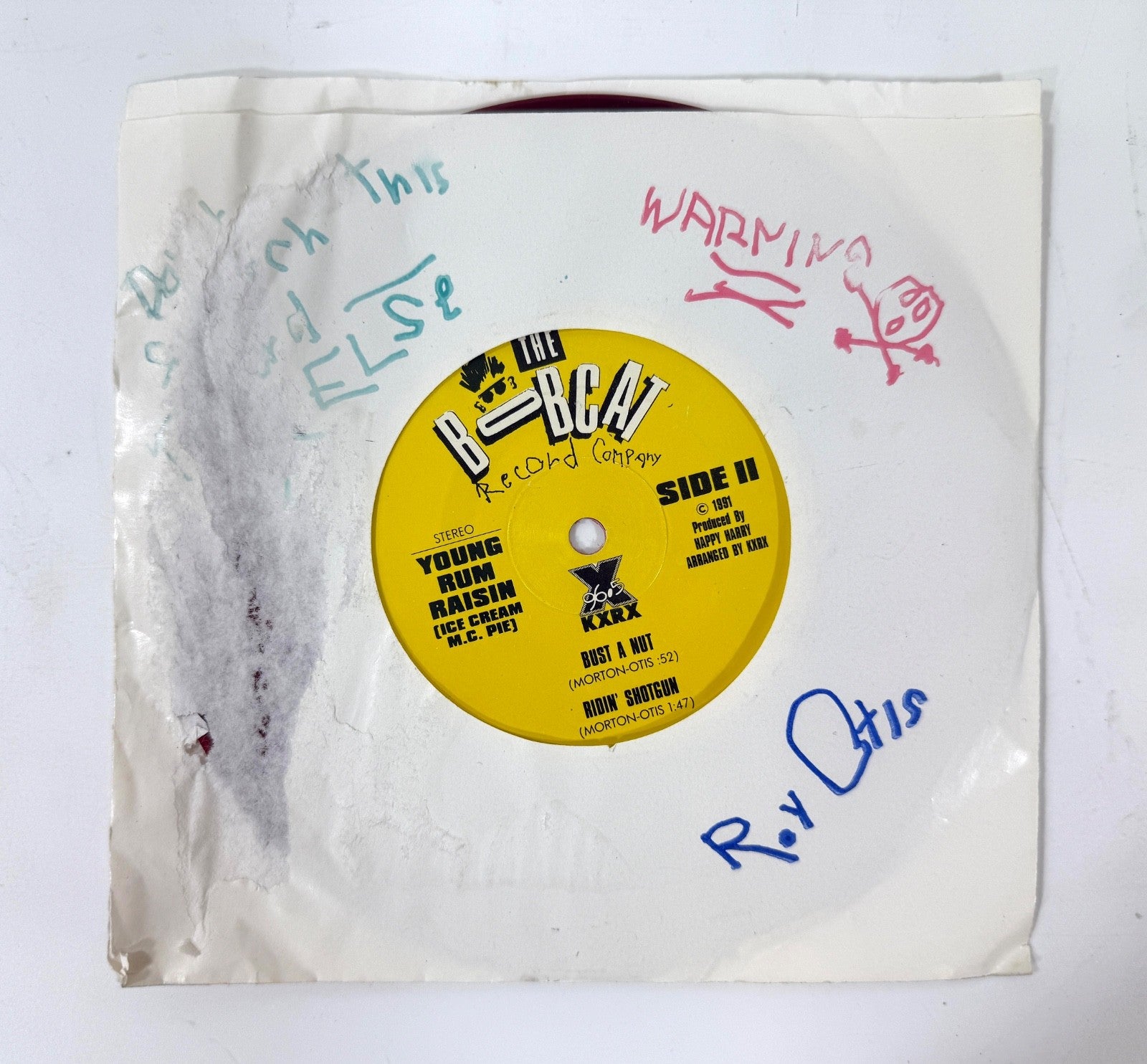 Red Vinyl Young Rum Raisin Part 2 Ridin Shotgun Bobcat EX1