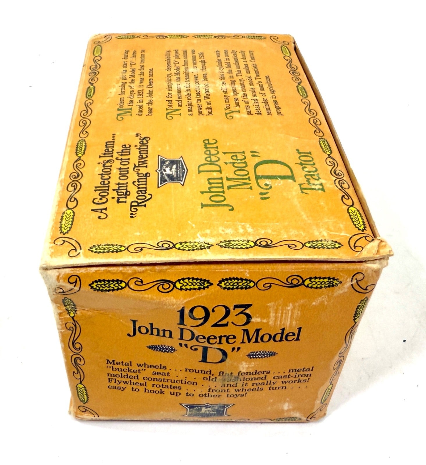 ERTL John Deere 1923 Model "D" Tractor #500 Toy 1/16 Die Cast Metal Farm U.S.A.3