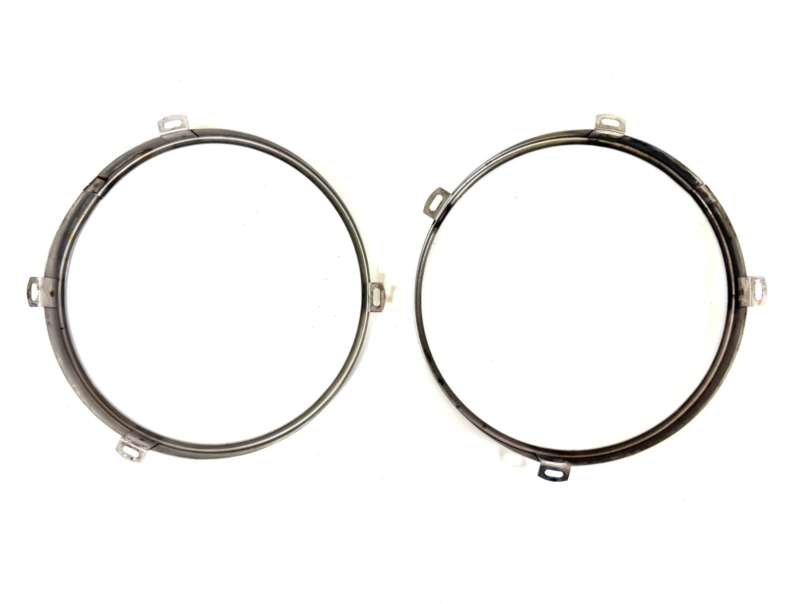 OEM Jeep Wrangler TJ Headlight Bulb Metal Retainer Ring PAIR Fits LH RH 97-061