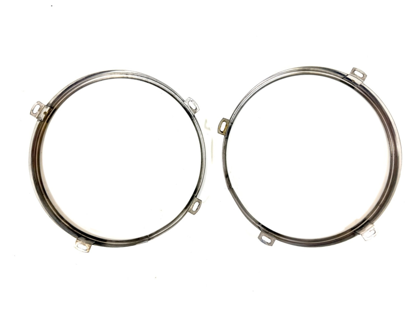 OEM Jeep Wrangler TJ Headlight Bulb Metal Retainer Ring PAIR Fits LH RH 97-061