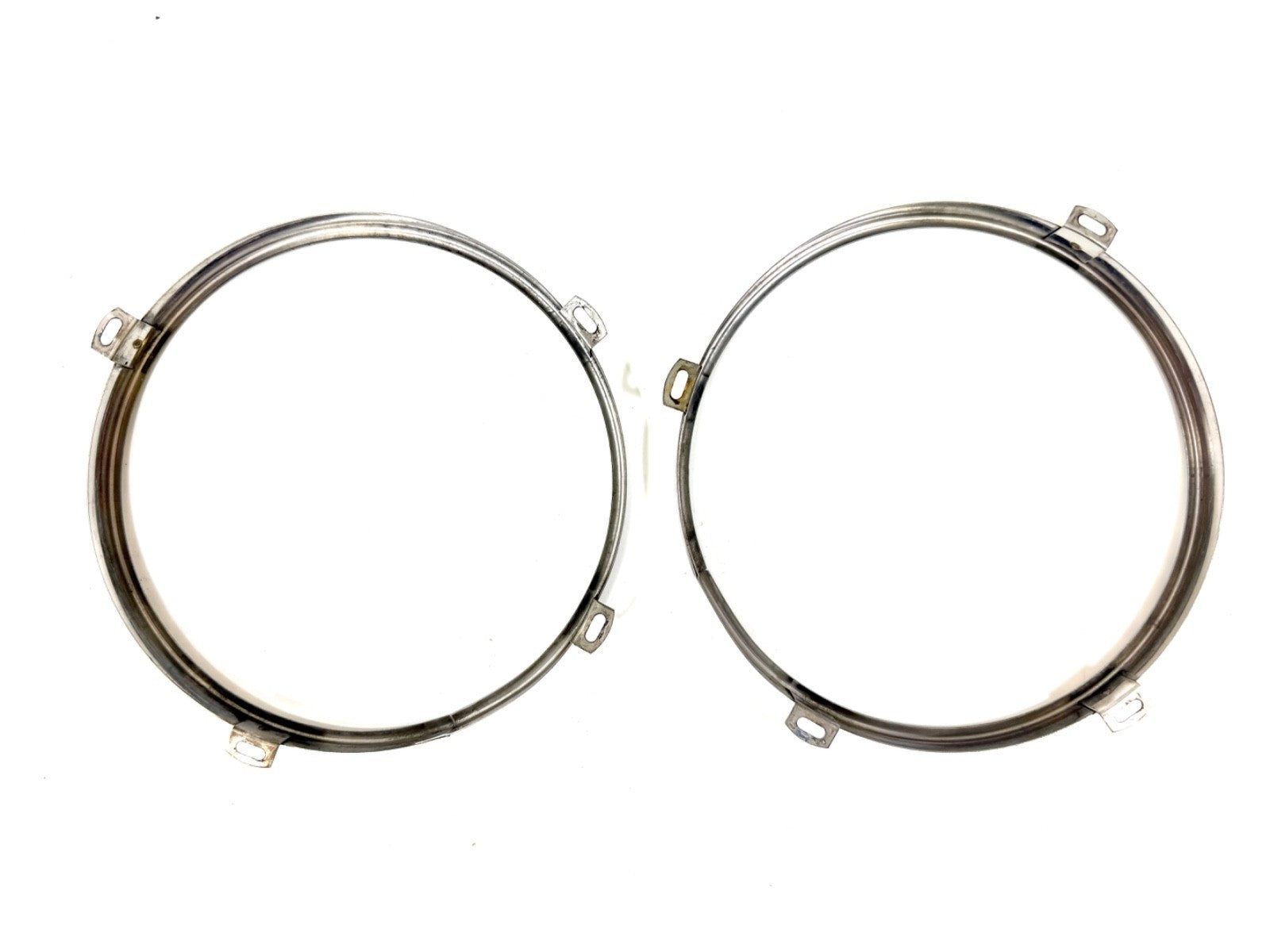 OEM Jeep Wrangler TJ Headlight Bulb Metal Retainer Ring PAIR Fits LH RH 97-061