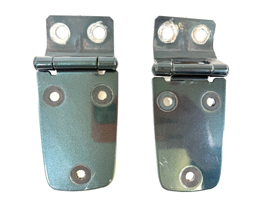 97-06 DEEP BERYL GREEN (PGV) Hood Hinge Factory OEM Pair Hinges Jeep TJ Wrangler0