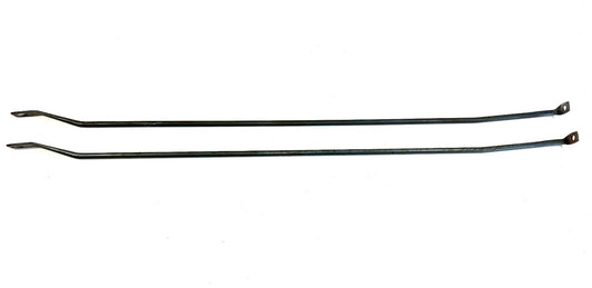 Jeep TJ Wrangler OEM Front Grill Support Rods PQ7 GUNMETAL 1997-20060