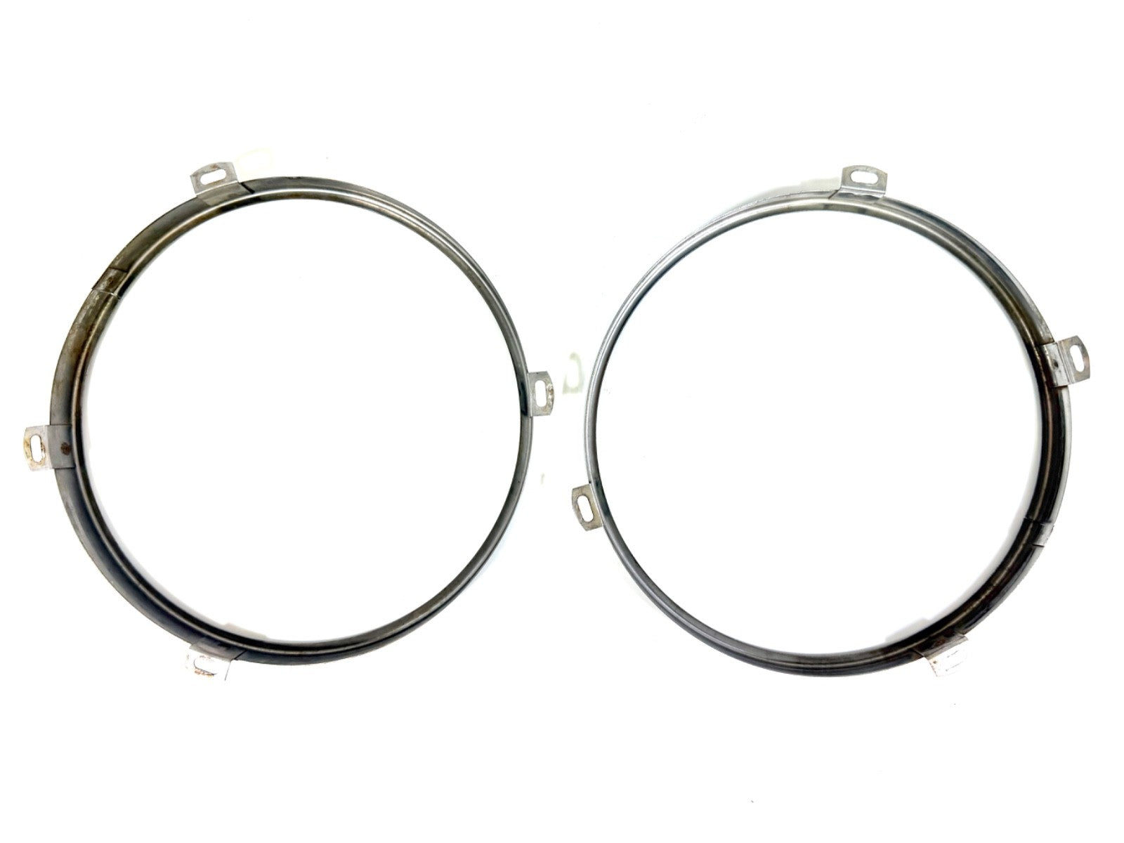 OEM Jeep Wrangler TJ Headlight Bulb Metal Retainer Ring PAIR Fits LH RH 97-061