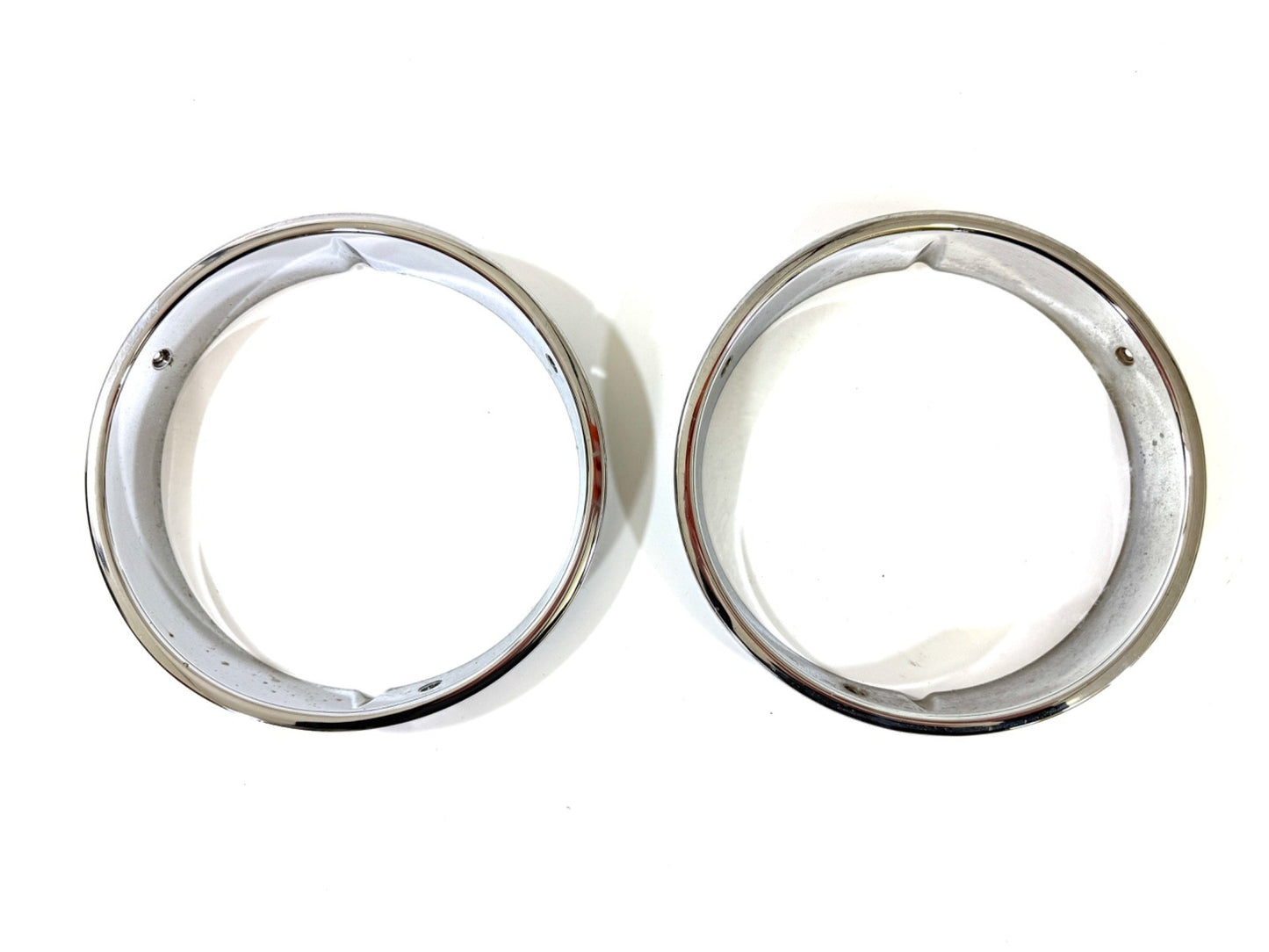 Jeep Wrangler TJ 1997-2006 OEM Chrome RH and LH Headlight Trim Rings Bezels0