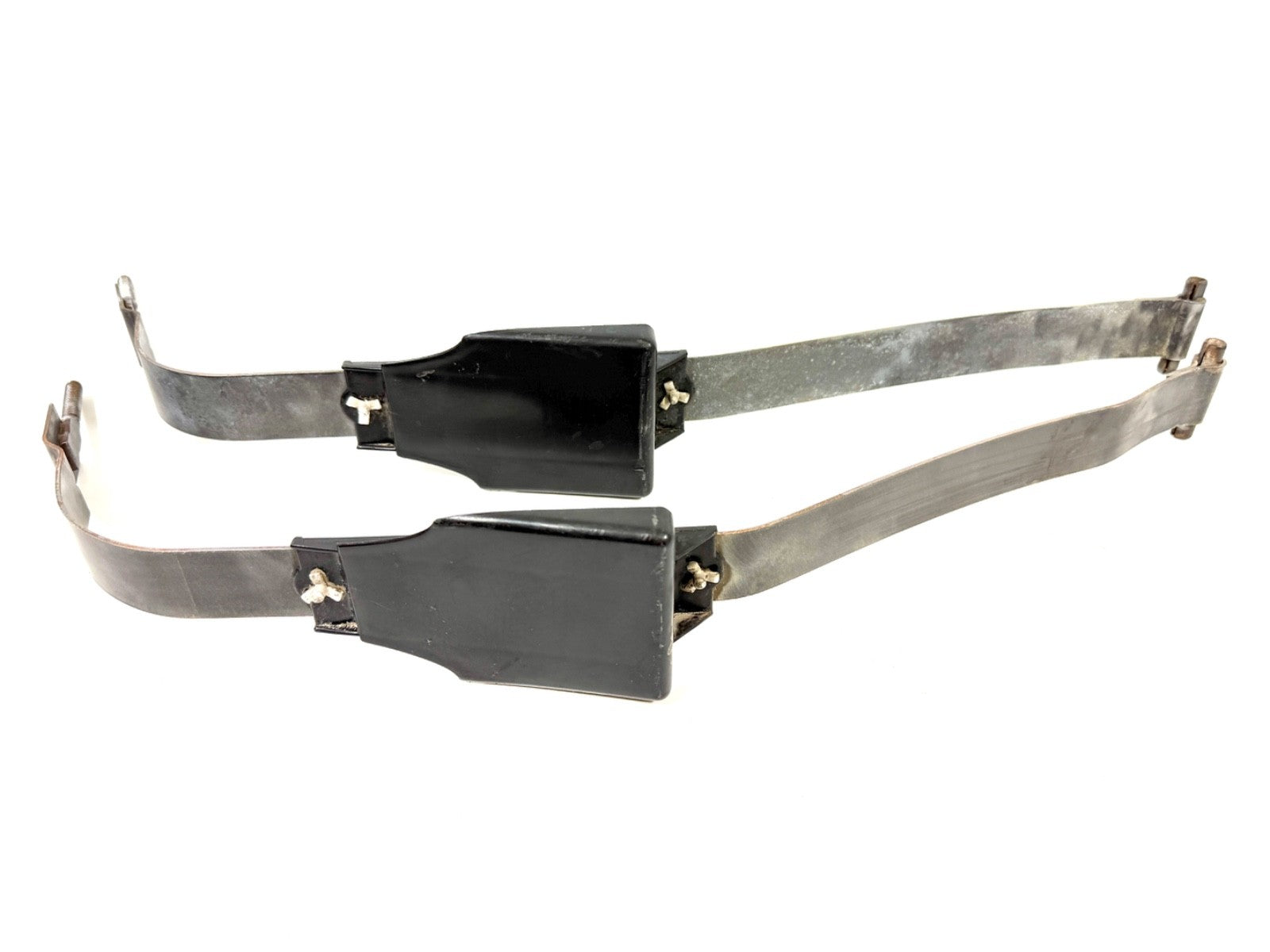 Jeep TJ Wrangler 19 Gallon Gas Tank Straps 1997 1998 1999 2000 2001 2002 w/Nuts0