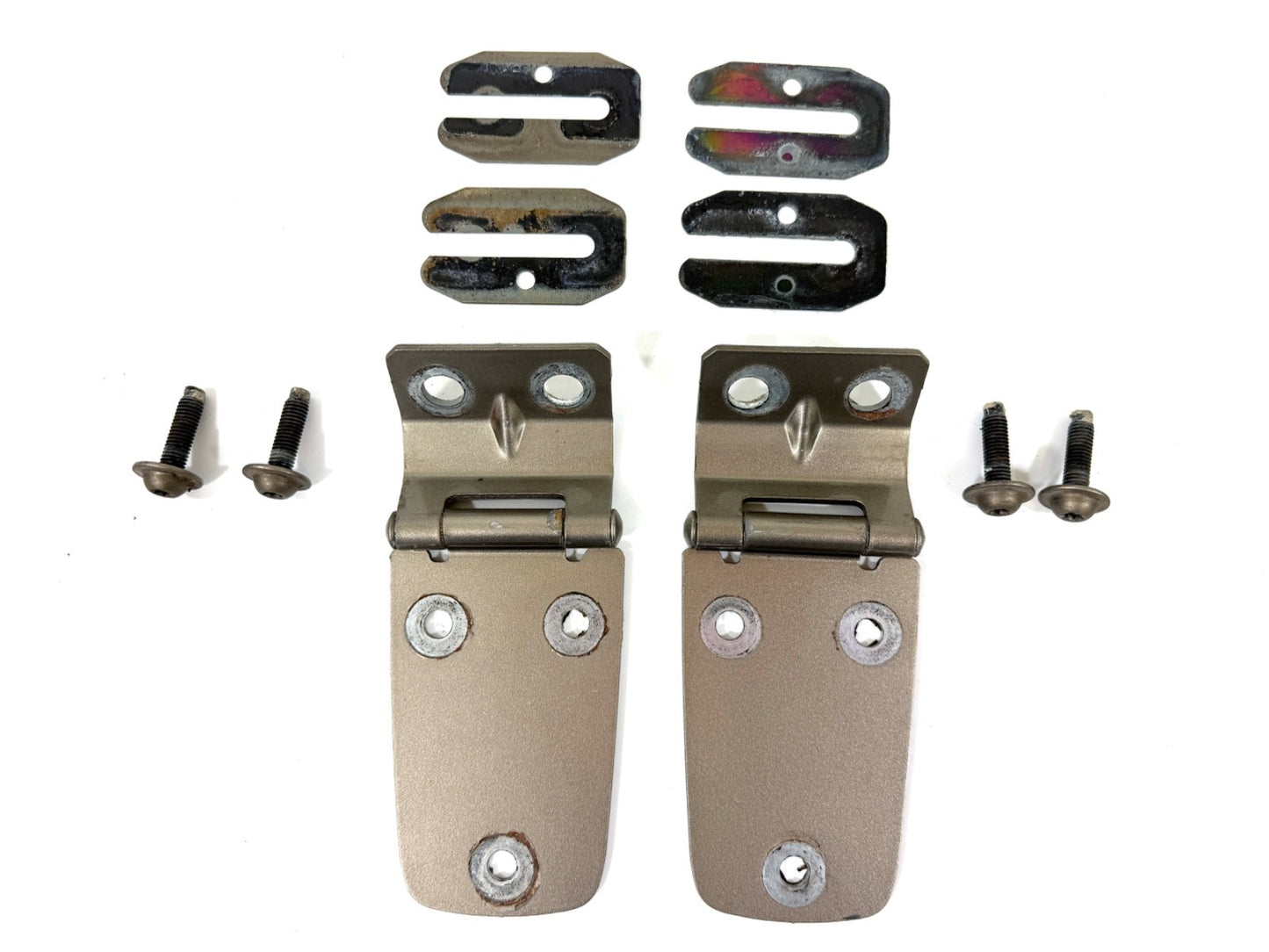 97-06 LIGHT KHAKI (PJC) Hood Hinge Factory OEM Pair Hinges Jeep TJ Wrangler0