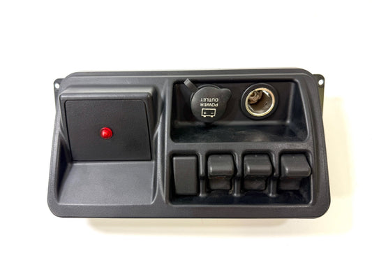 2003-2006 Jeep Wrangler TJ/LJ Center Switch Bezel OD Rear Wiper Rear Defroster0