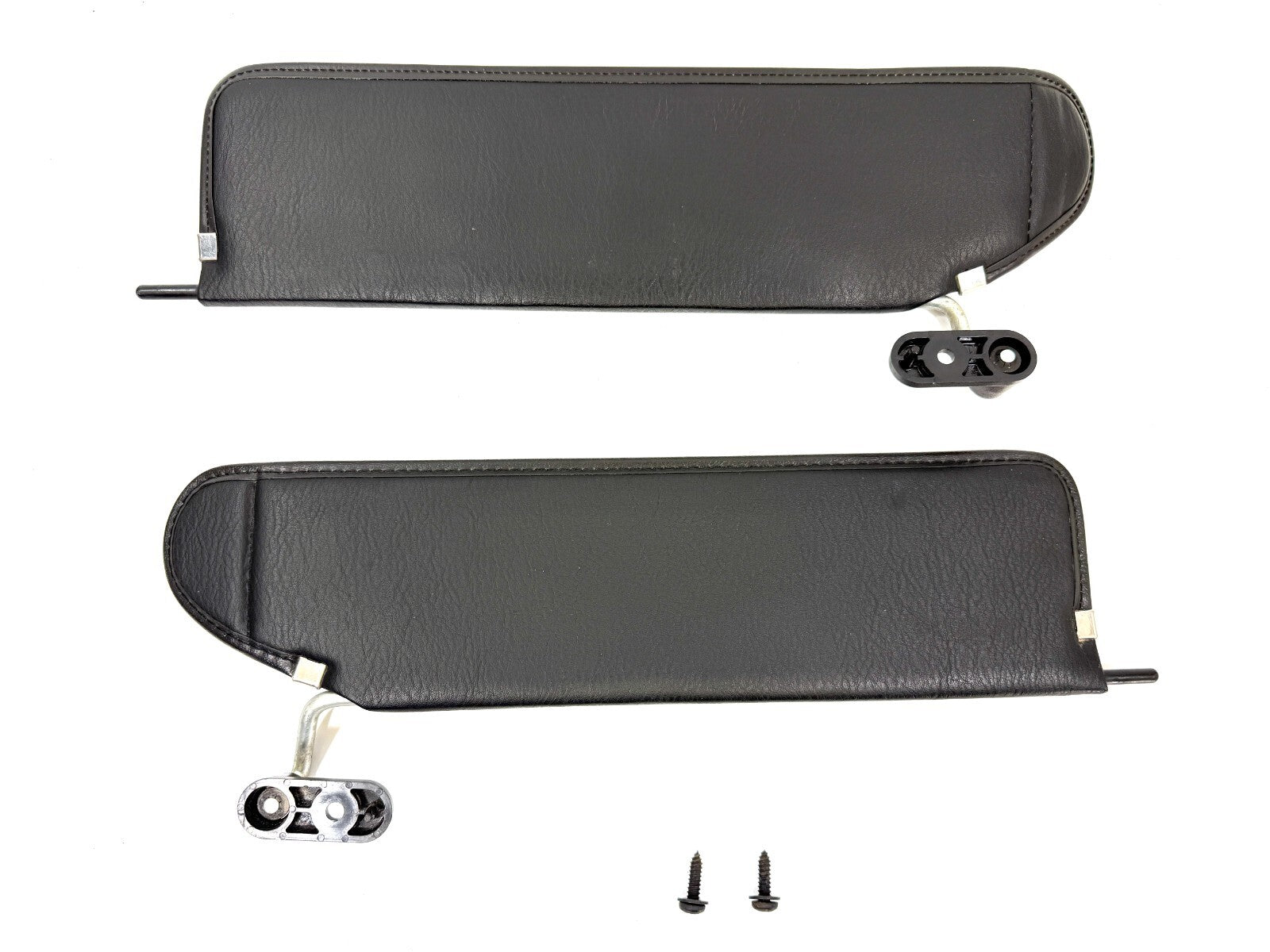 2003-06 Jeep TJ LJ Wrangler OEM LH RH Sun Visor Set Pair with Mounting Screws2