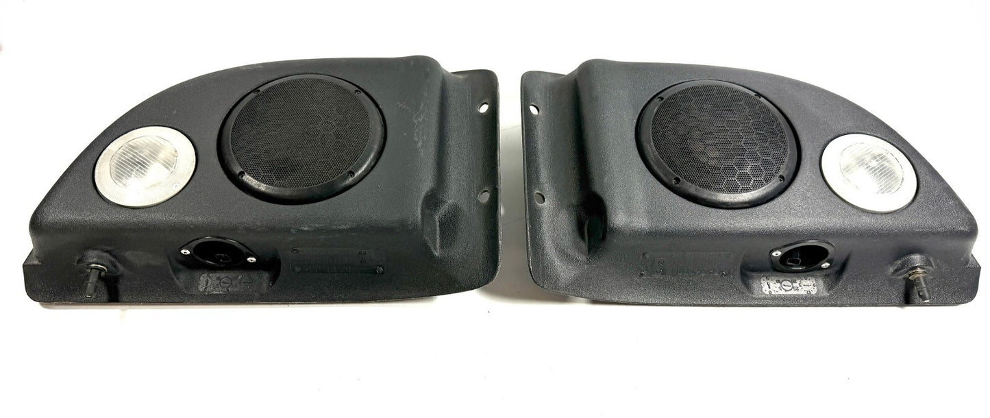 Jeep TJ Wrangler Rear Speaker Pods with Dome Lights 2003 2004 2005 20062