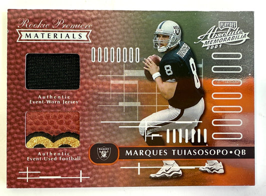 Marques Tuiasosopo 2001 Playoff Absolute Rookie Premiere Materials 686/850 #1540
