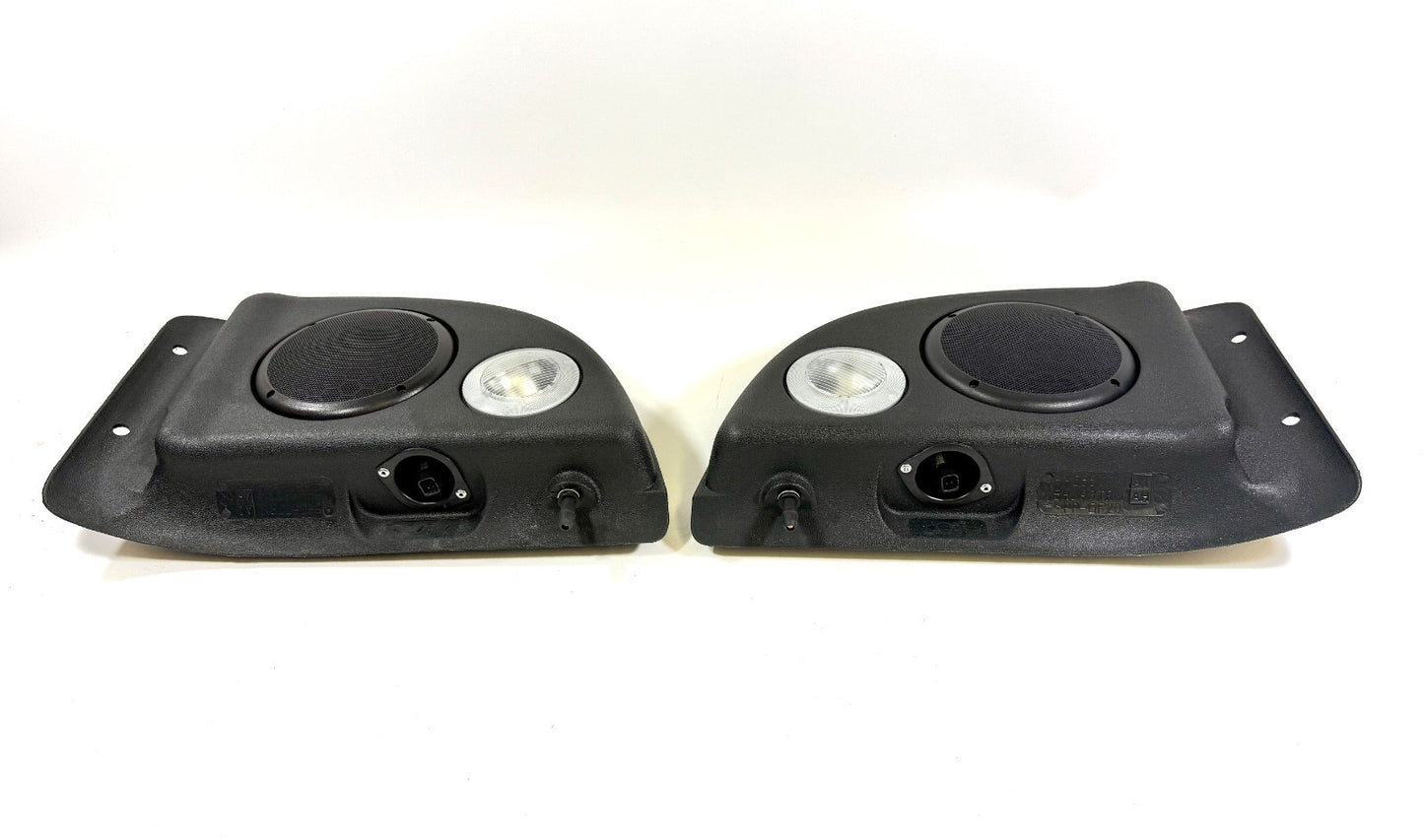 Jeep TJ Wrangler Rear Speaker Pods with Dome Lights 2003 2004 2005 20063