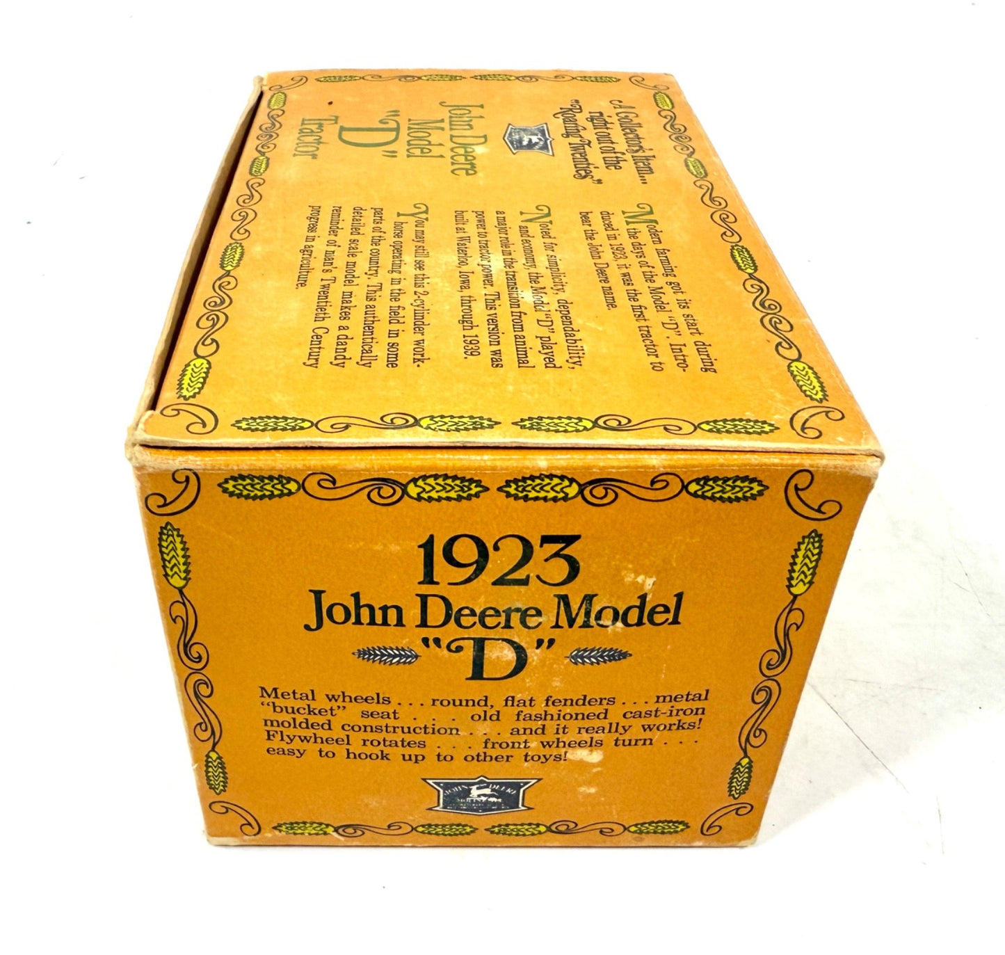 ERTL John Deere 1923 Model "D" Tractor #500 Toy 1/16 Die Cast Metal Farm U.S.A.2