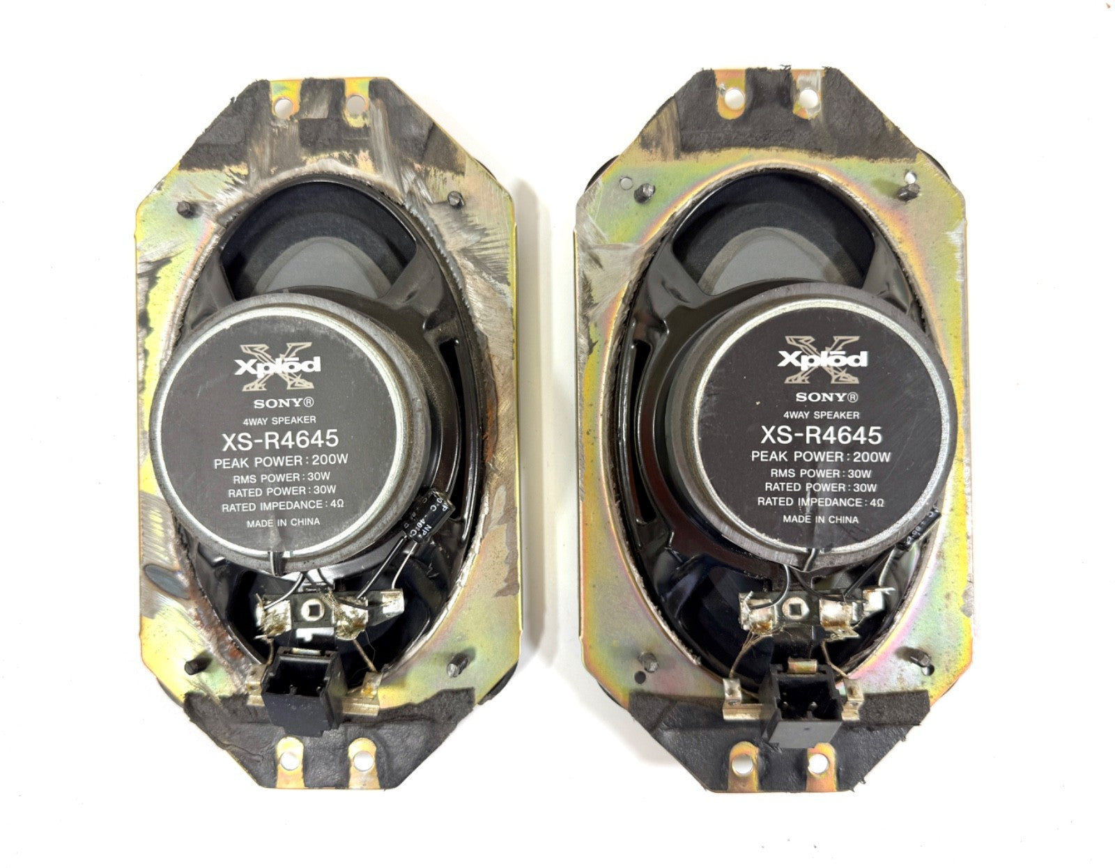 Sony Xplod XS-R4645 4-Way 4"x6" Coaxial Car Audio Speaker Set 200W1