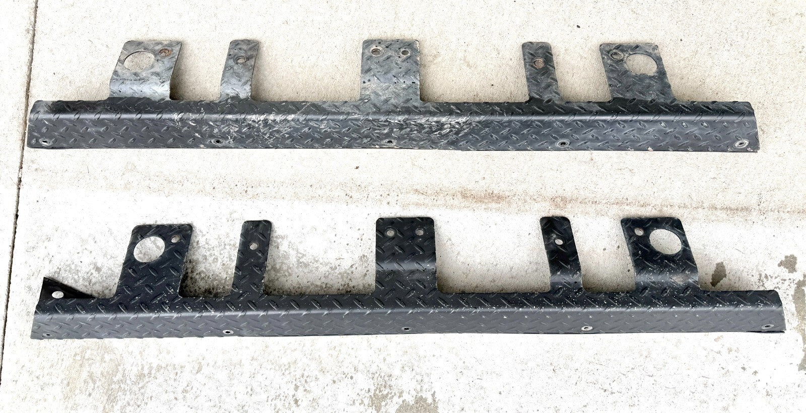 Jeep Wrangler TJ 2003-2006 Rubicon OEM Black Rocker Guard Slider Pair0