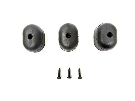 Jeep TJ LJ Wrangler Rear Spare Tire Rubber Bumpers Set of 4,  1997-20060