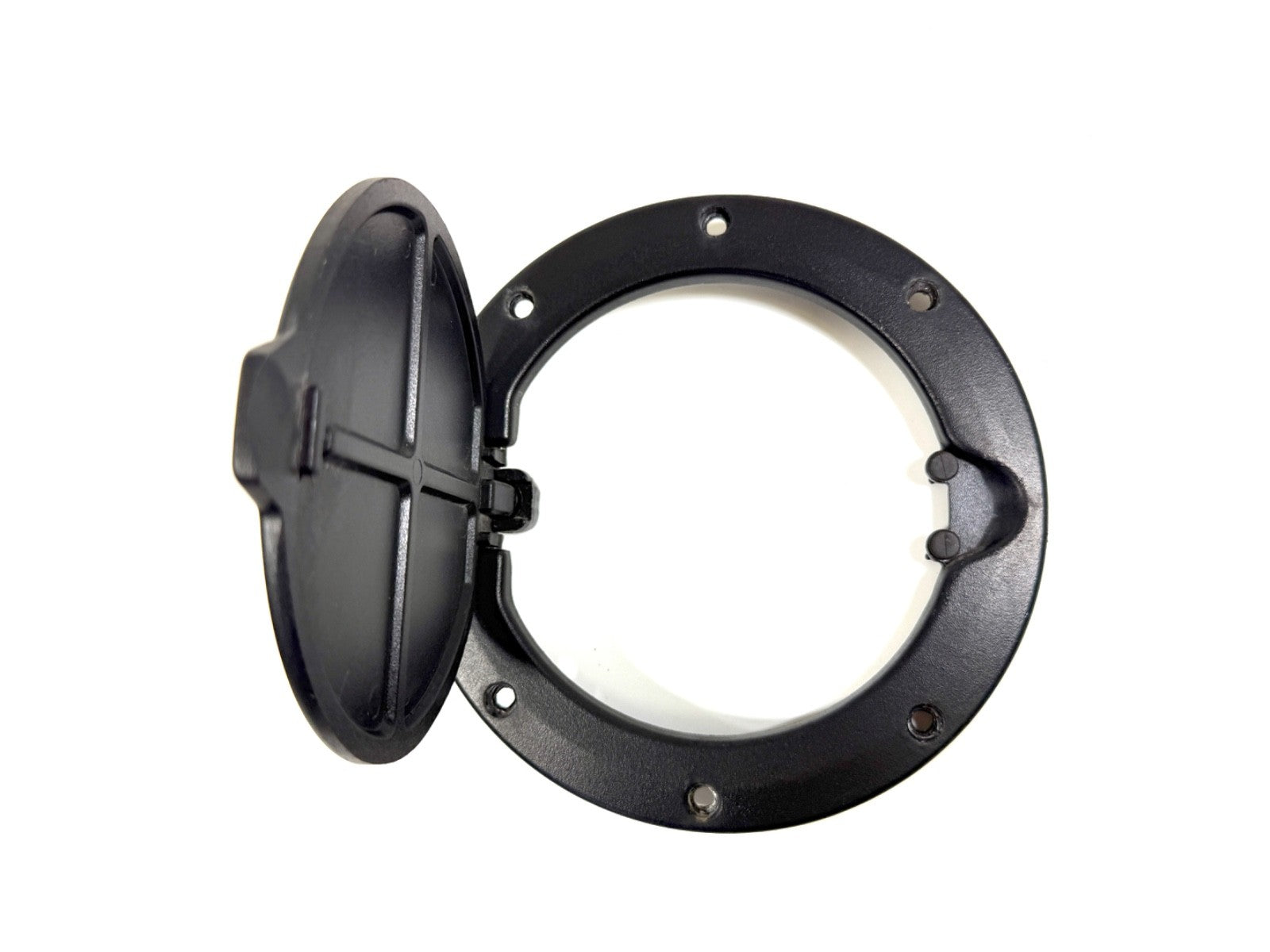 Jeep Wrangler TJ Fuel Filler Neck Bezel and Stainless Locking Door2