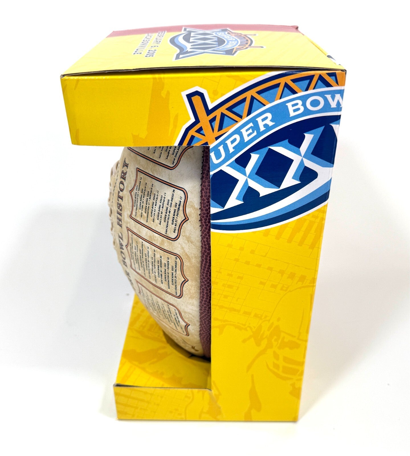 Super Bowl XXXIX (39) Commemorative Ball - Eagles vs Patriots 20052