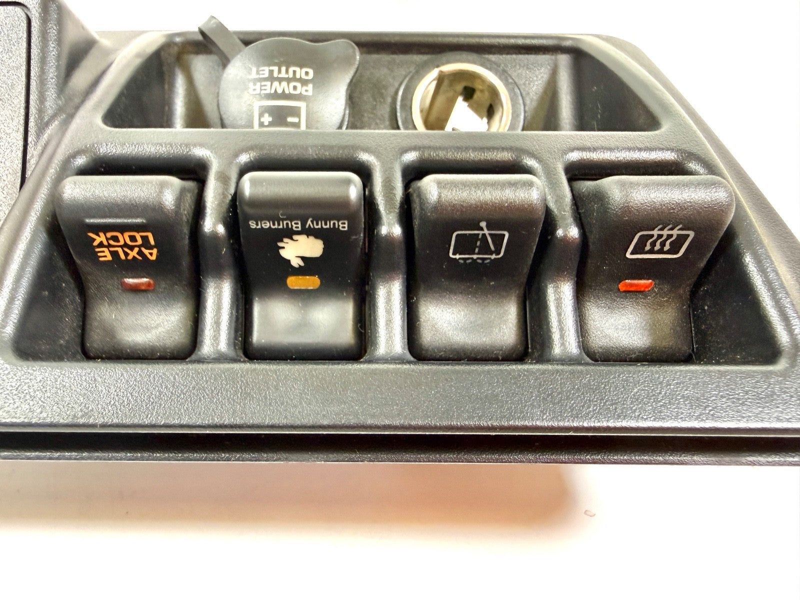 Jeep Wrangler TJ Rubicon Switch Panel 2003 2004 2005 2006 Rear Wiper & Defrost2