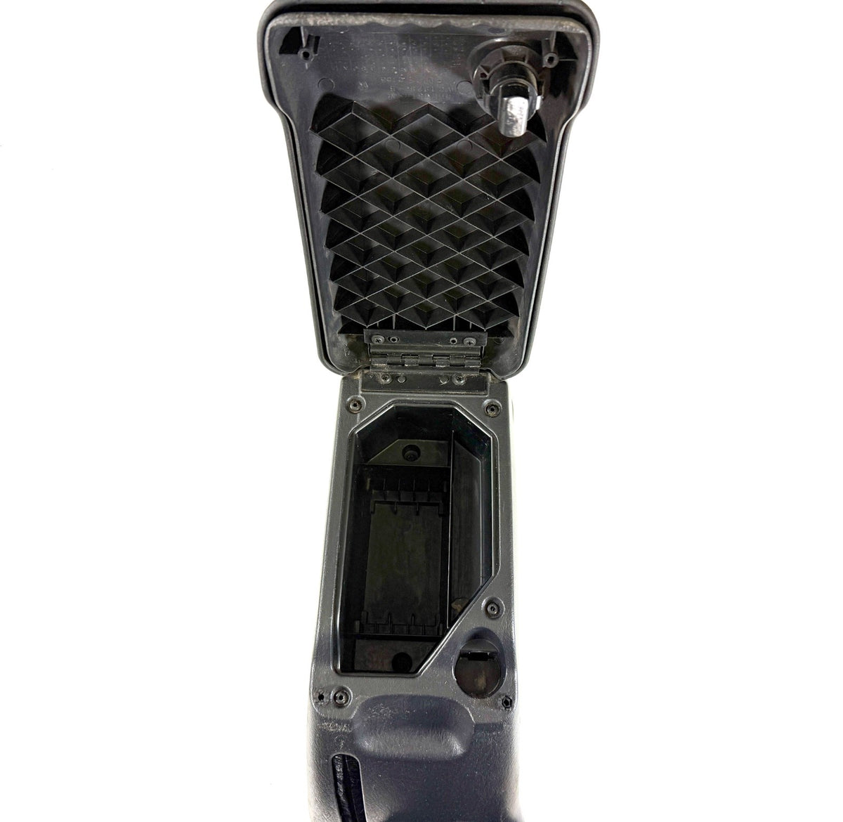 Jeep Wrangler TJ 2003-2004 OEM 2 Piece Center Console w/ Sub Woofer Agate Gray6