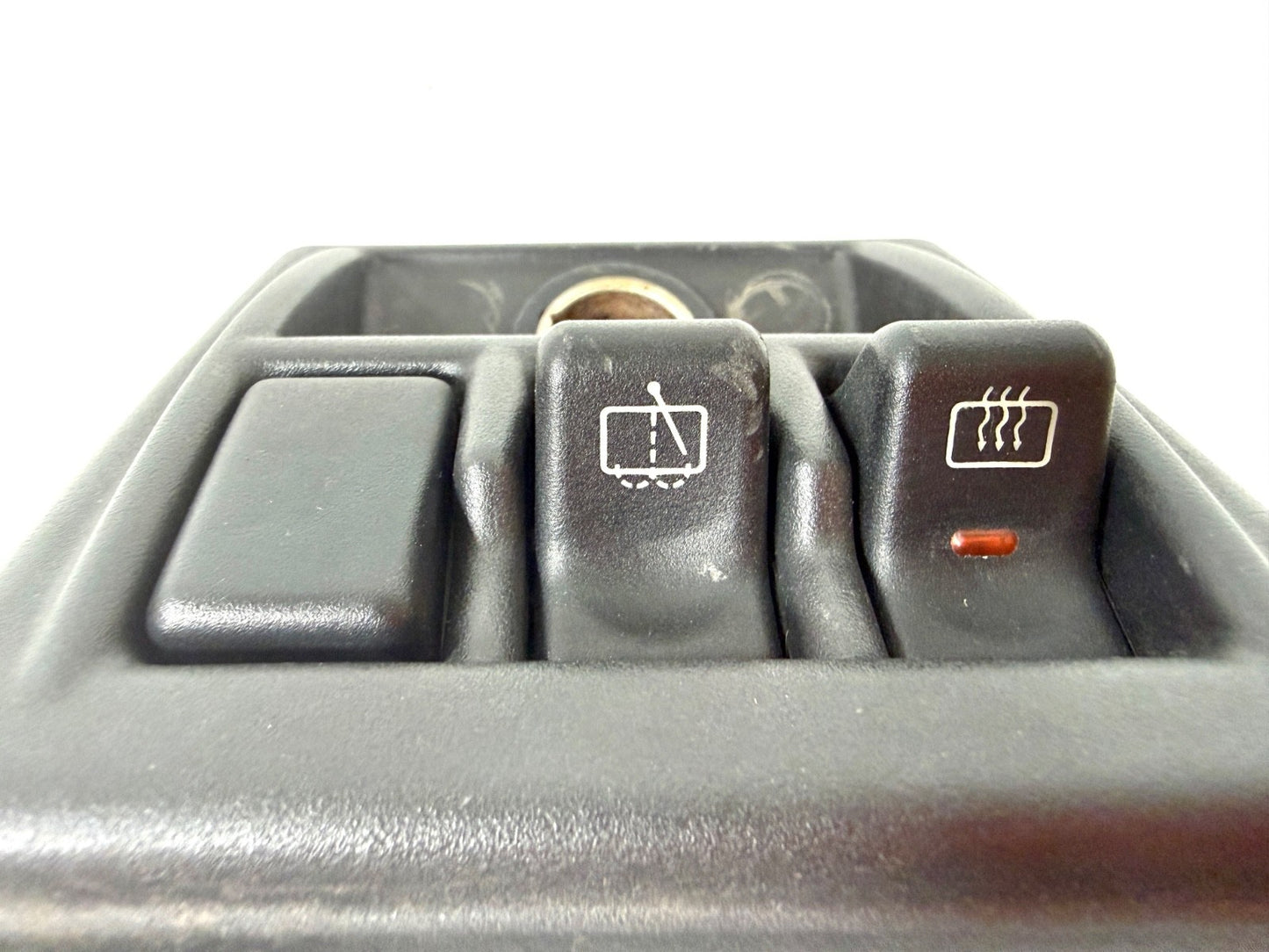 Center Dash Switch Bezel Panel Rear Wiper & Defroster Jeep Wrangler TJ 97-024