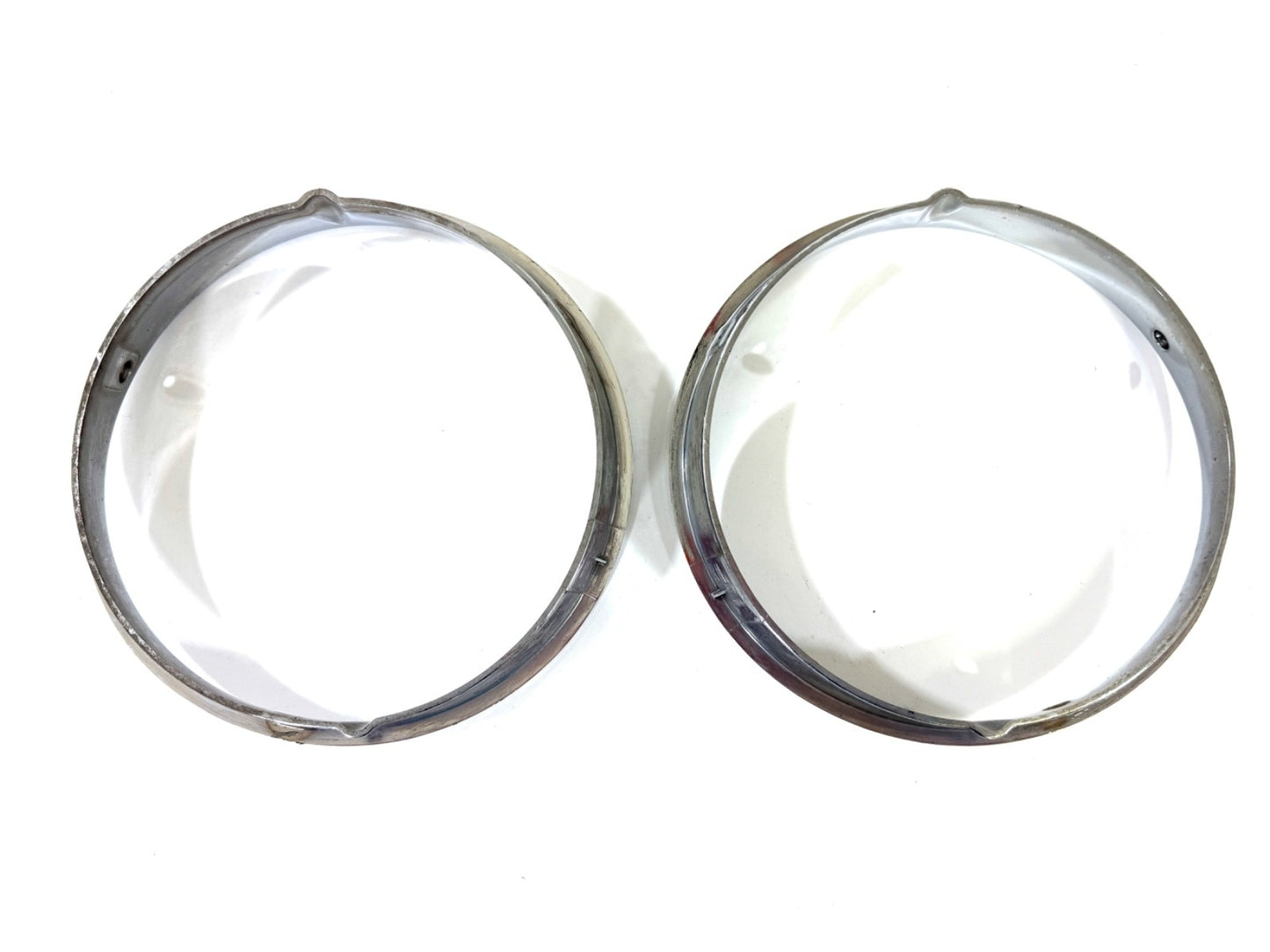 Jeep Wrangler TJ 1997-2006 OEM Chrome RH and LH Headlight Trim Rings Bezels5