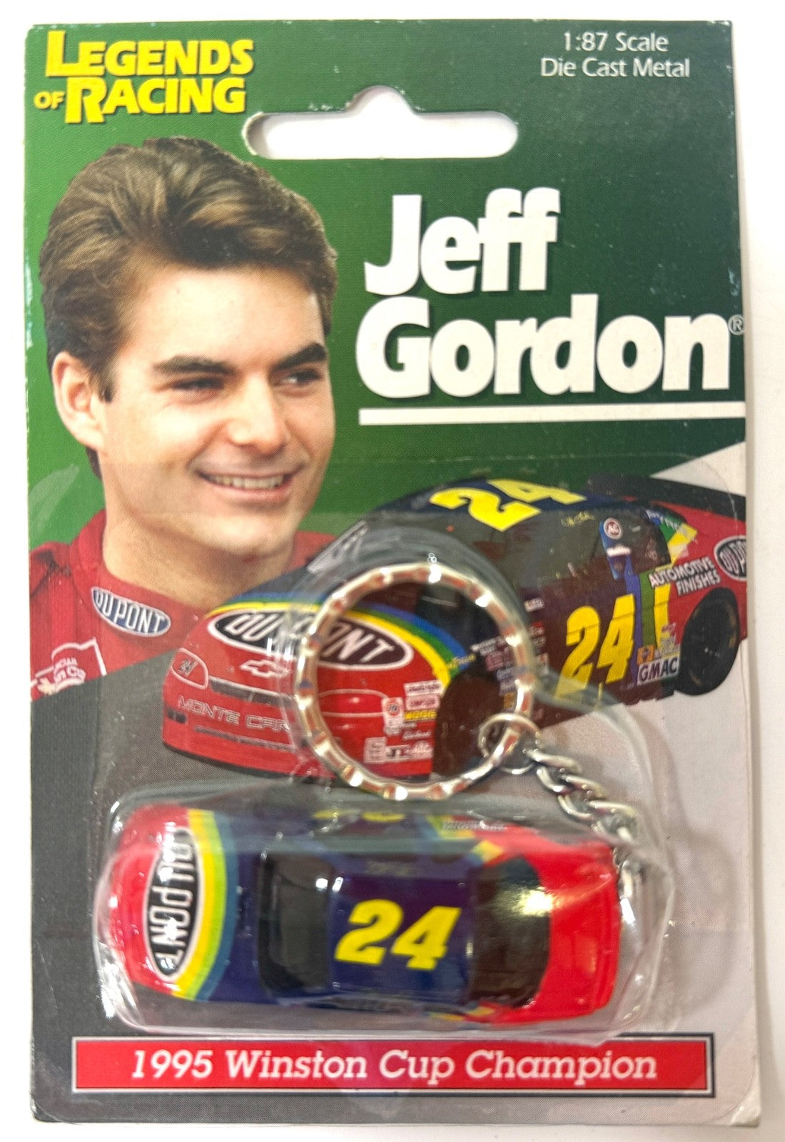 Legends of Racing - Jeff Gordon DUPONT - 1995 Monte Carlo - 1/87  Key Chain0